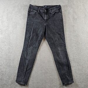 Gap Denim Universal Legging Jeans Black Washed Slim Fit‎ 14/32 Regular